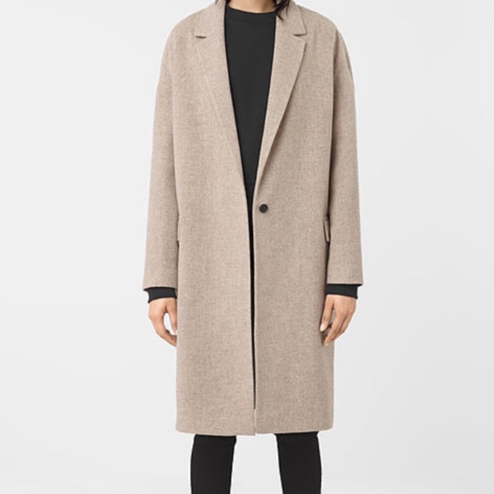 All saints wool coat